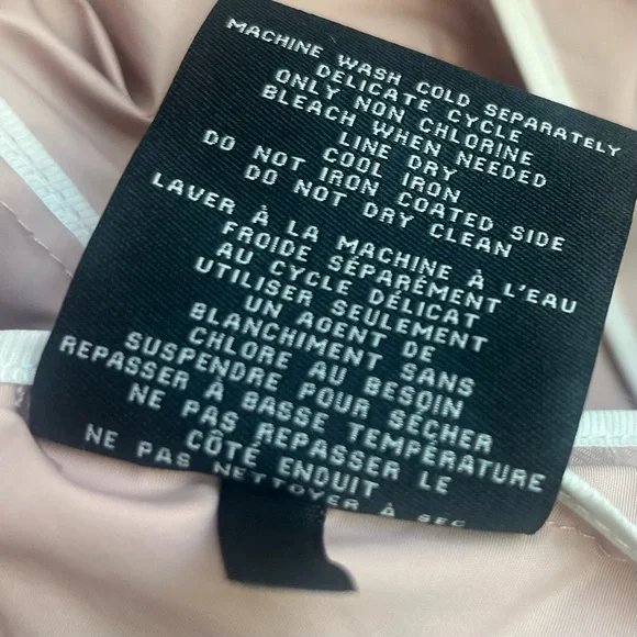 Cole Haan Snap Front Zip Hooded Collar Jacket size S - Picture 10 of 10